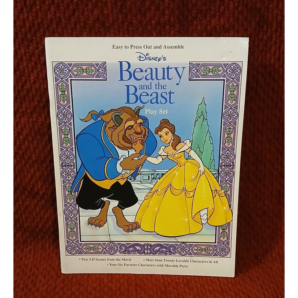 Disney’s Beauty And The Beast Play Set With Dolls, Costumes And Sets 1991